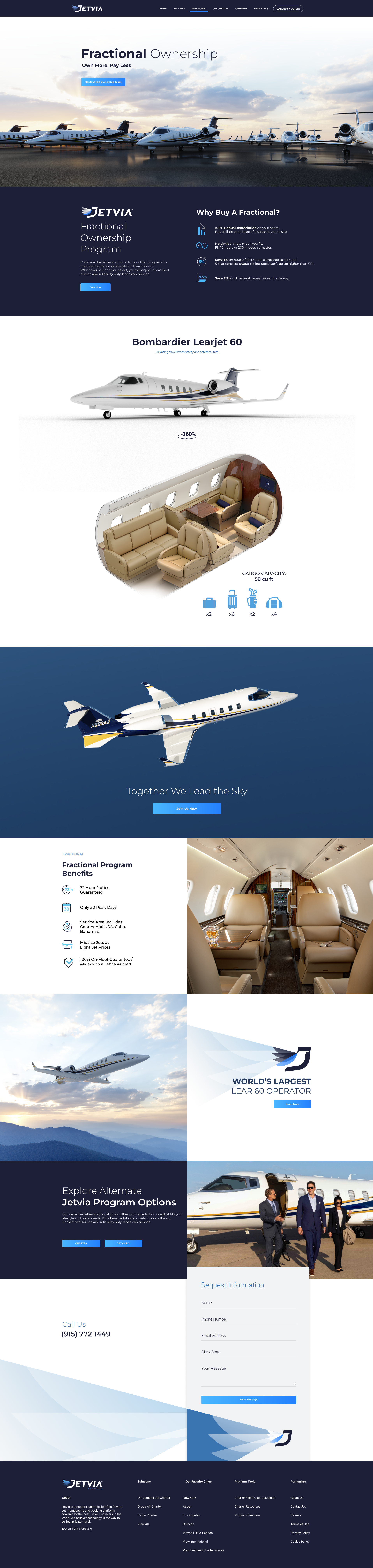 Jetvia Website Design